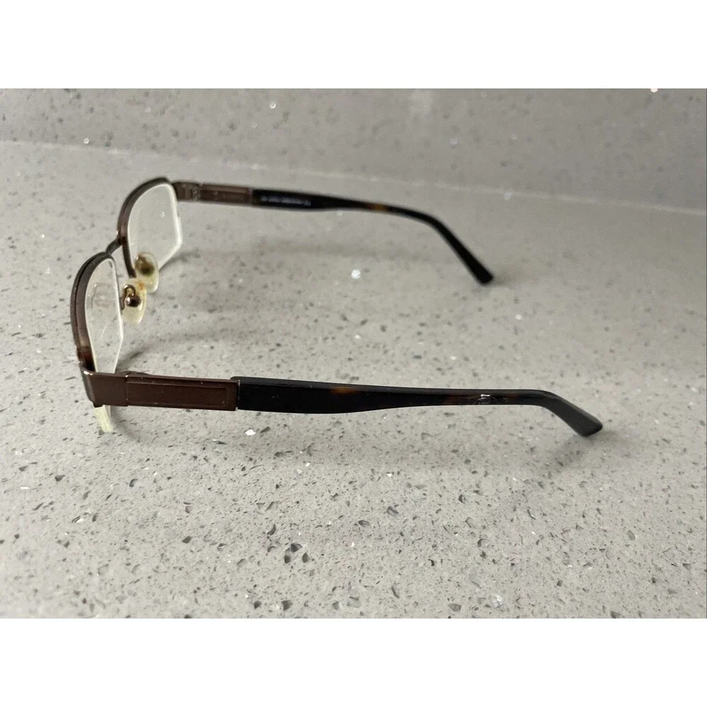 Safilo Eyeglasses Elasta 7173 01j0 52-18-140 Brown Bronze Metal FRAMES ONLY